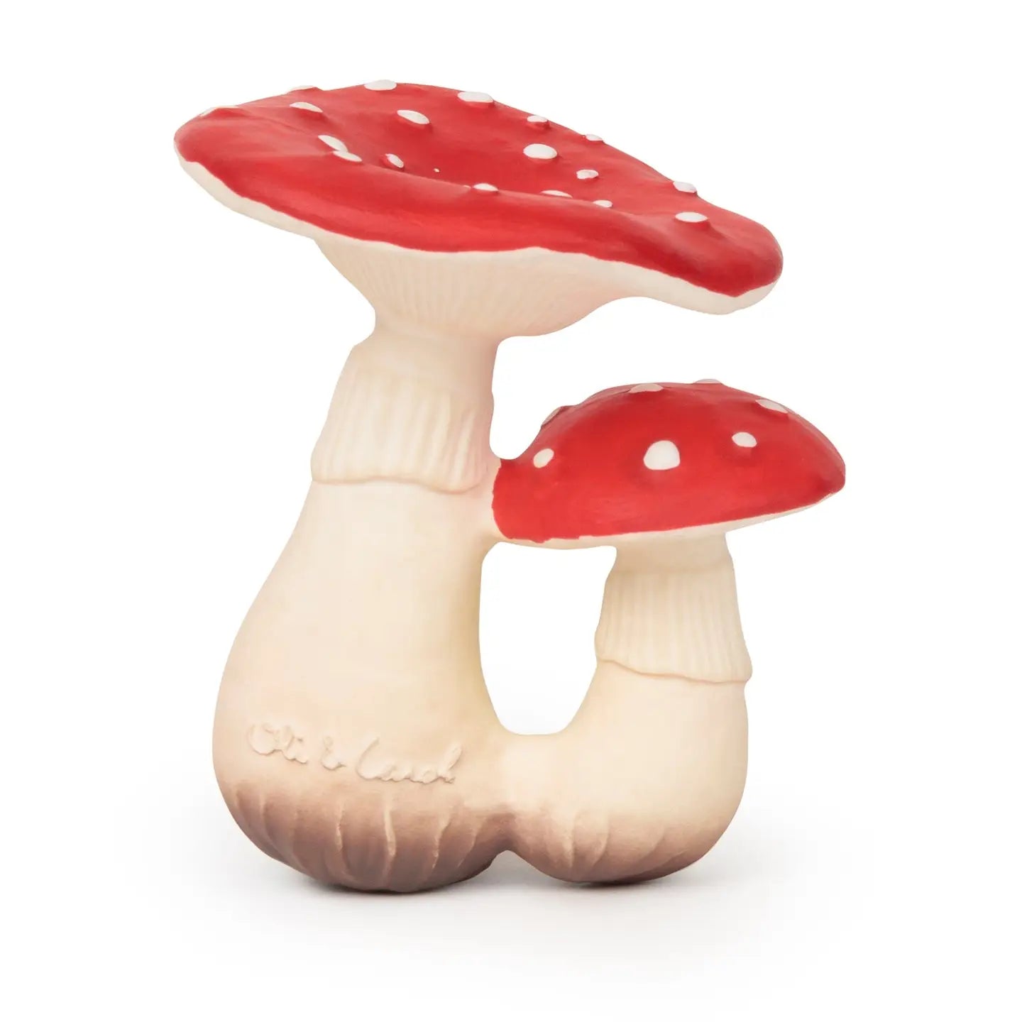 Spot the Mushroom | Natural Rubber Baby Teether