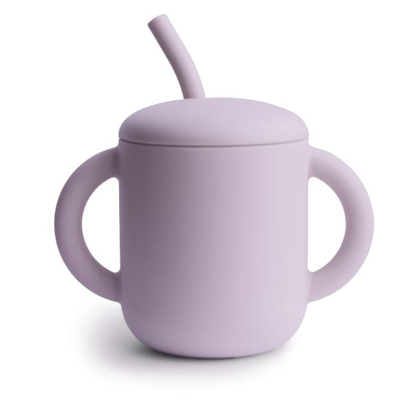 Silicone Training Cup + Straw image 0
