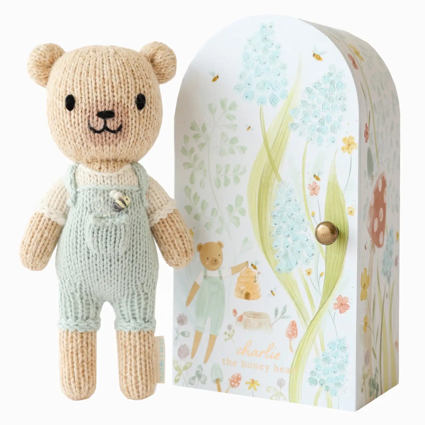Cuddle+Kind Tiny Charlie the Honey Bear| Gives 10 Meals