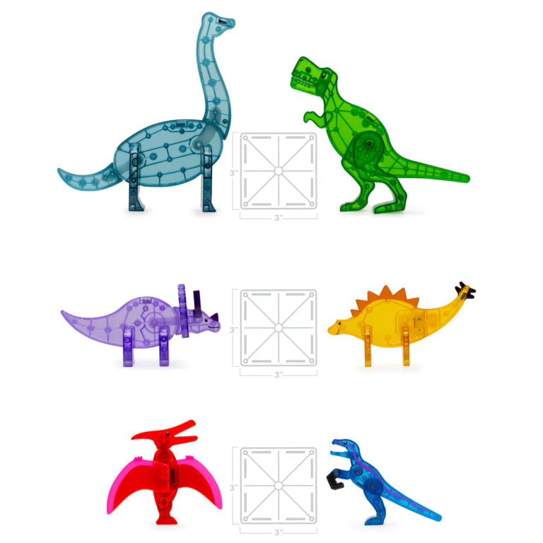 Magna-Tiles Dino World XL 50-Piece Set image 3