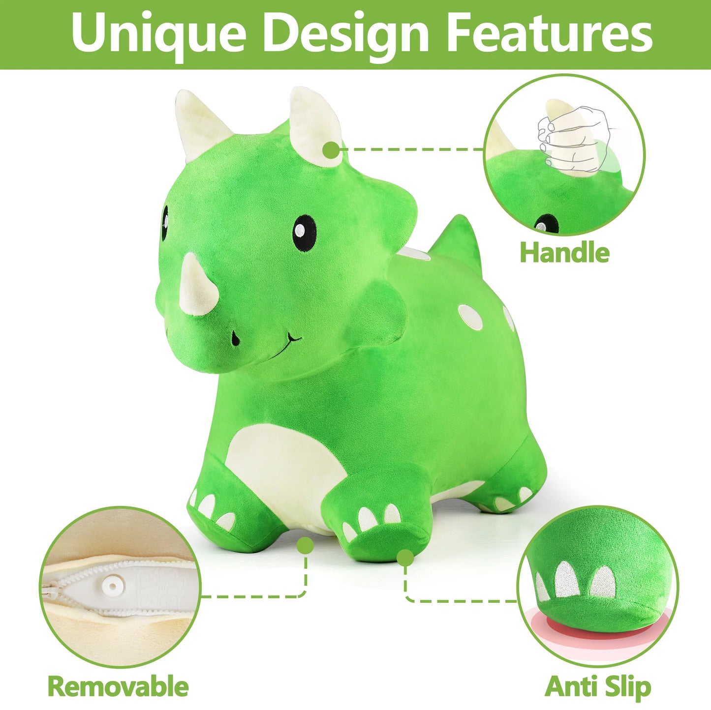 Bouncy Pals - Triceratops