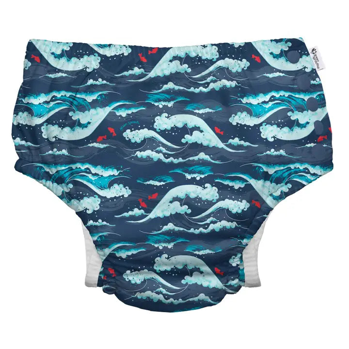 Eco Snap Swim Diaper with Gusset image 4