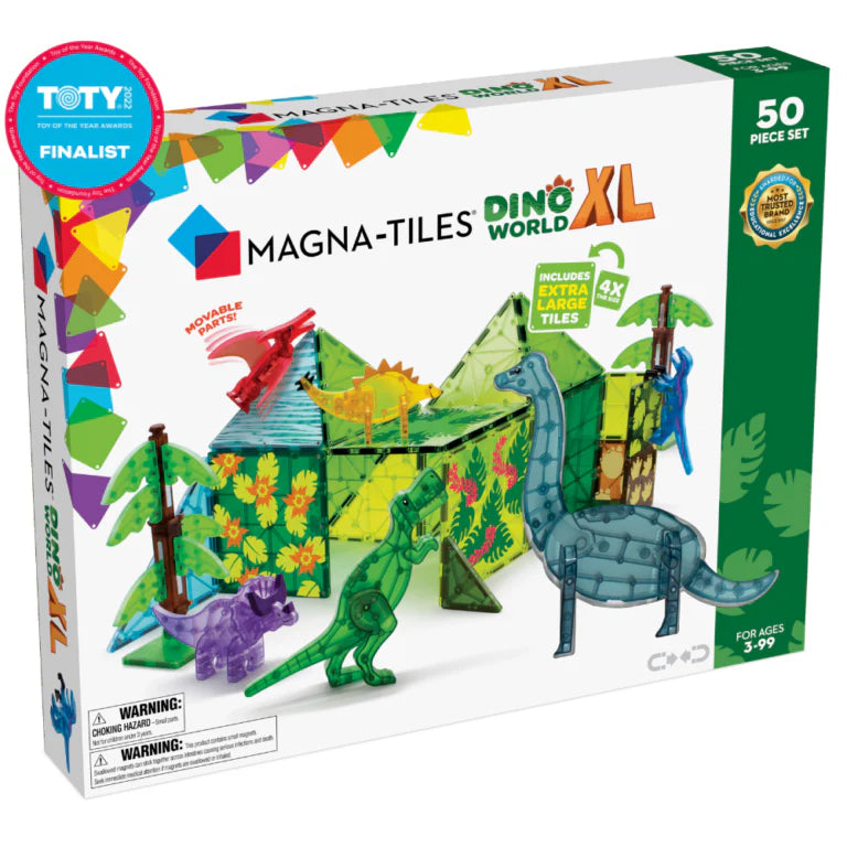 Magna-Tiles Dino World XL 50-Piece Set image 0