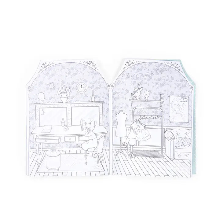 Little School of Dance Coloring & Sticker Book image 1