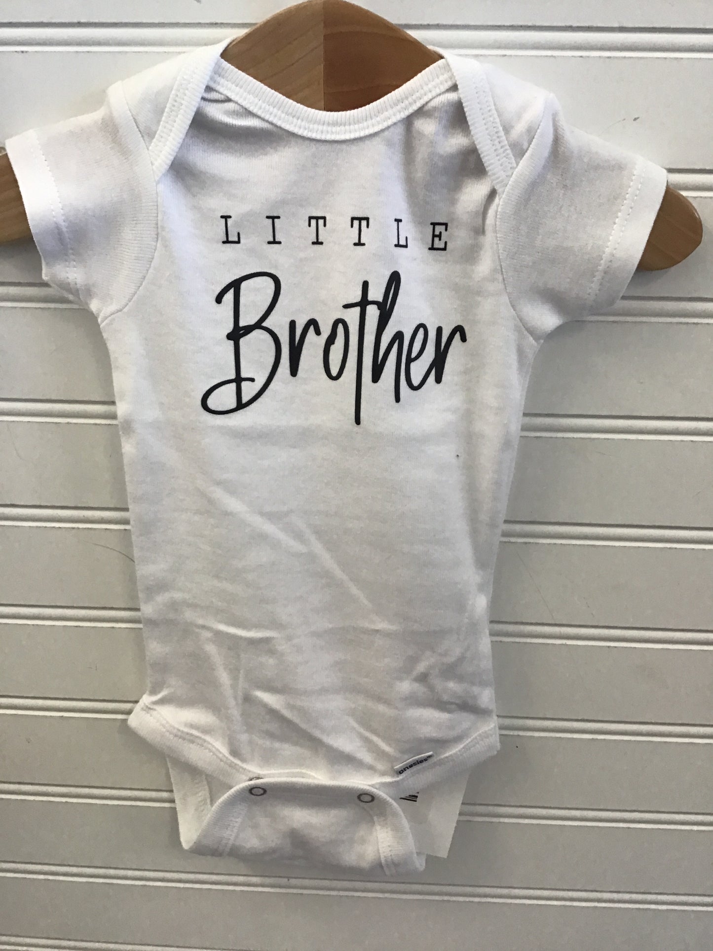 Little Brother Pregnancy & Gender Reveal Onesie