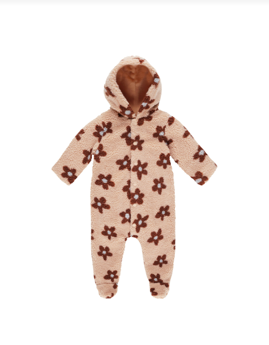 Fleece Jumpsuit || Pink Daisy image 0