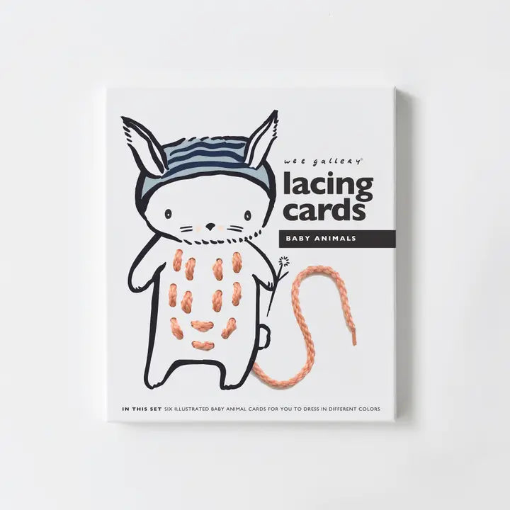 Lacing Cards - Baby Animals image 0
