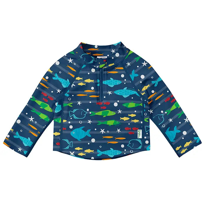 Long Sleeve Zip Rashguard image 1