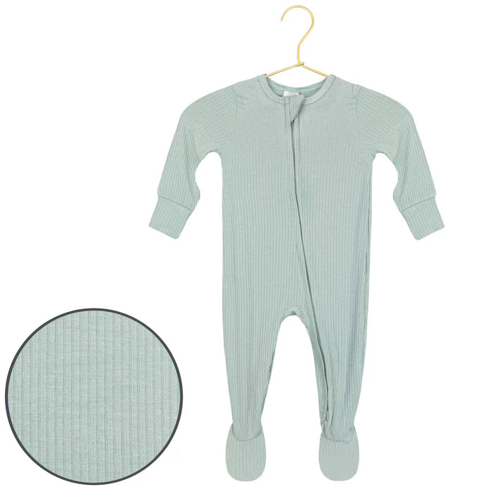 Lou Lou & Company - Bailey Ribbed Zipper Footie image 0