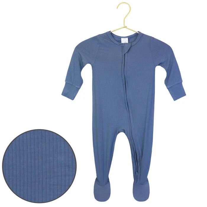 Lou Lou & Company - Harrison Ribbed Zipper Footie image 0
