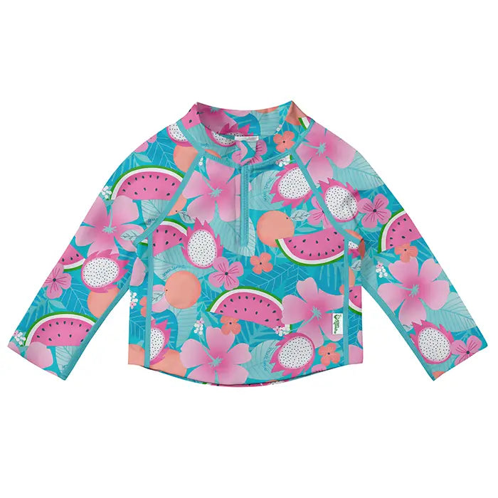 Long Sleeve Zip Rashguard image 4