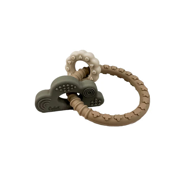 Cloudy Days Silicone Teething Ring