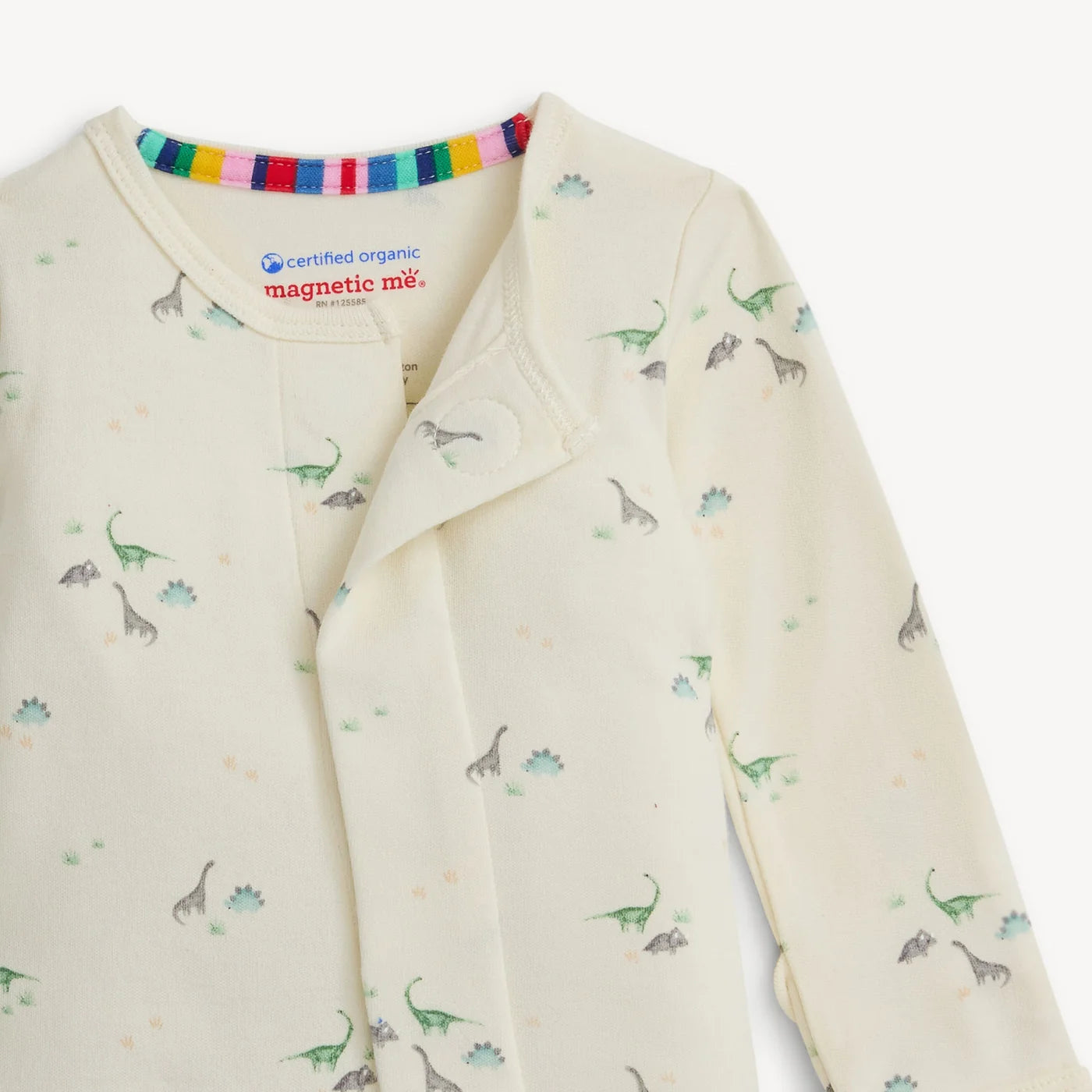 Magnetic Me Organic Cotton Footie | Tiny Diny