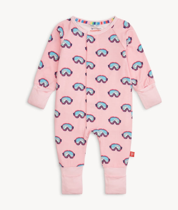 Pink Powder Playtime Magnetic Me Modal Convertible Coverall