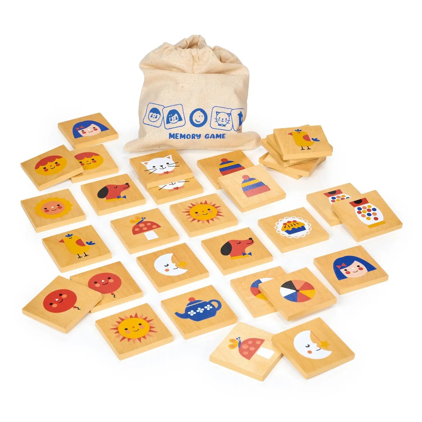 Wooden Memory Game
