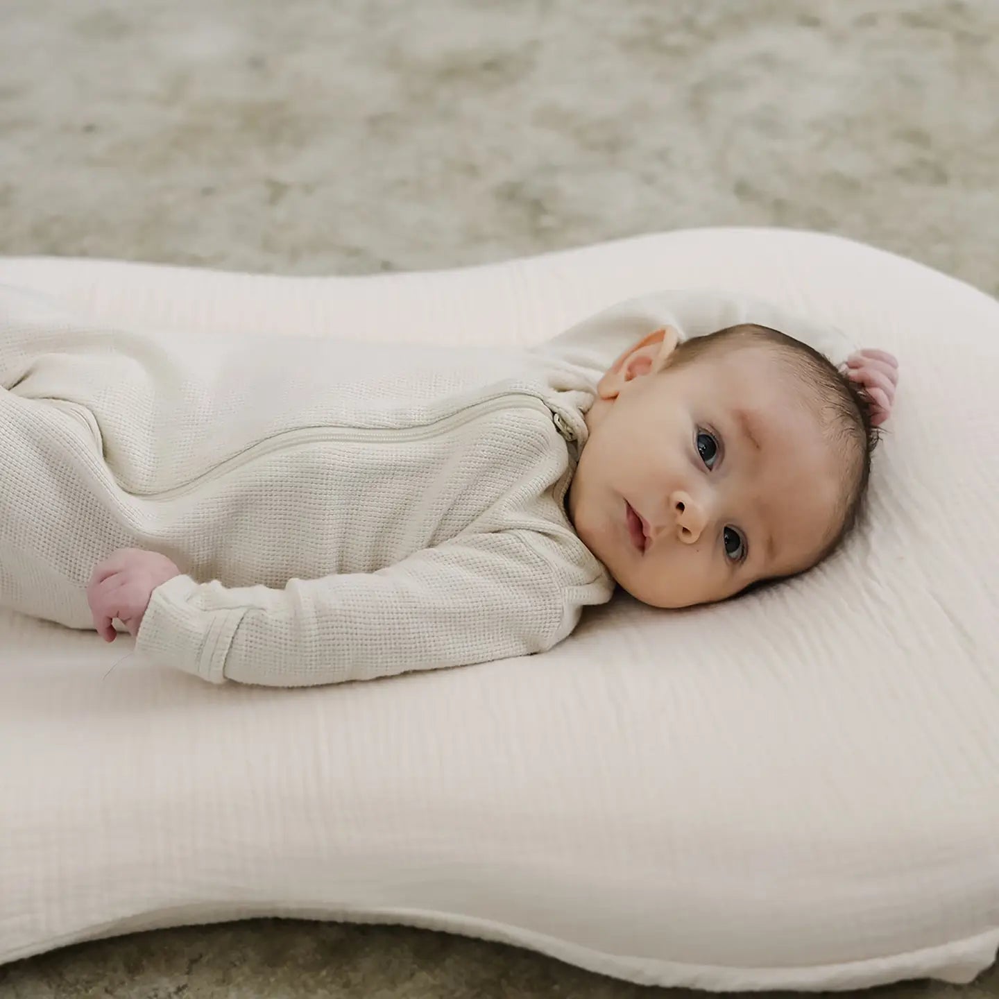 Lounger Curve Muslin Cover - Naturals