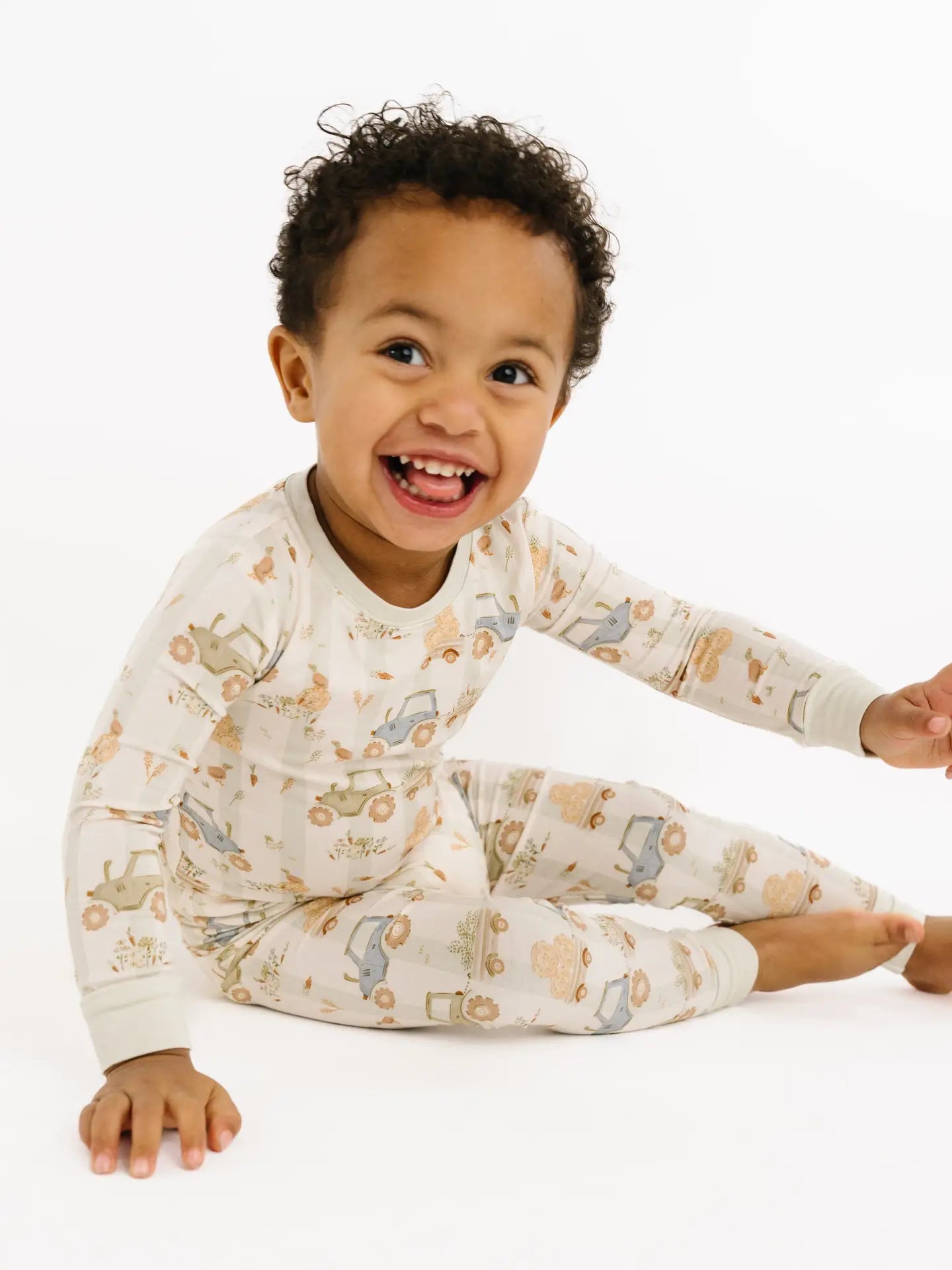 Tractor Trails Toddler Bamboo L/S Set