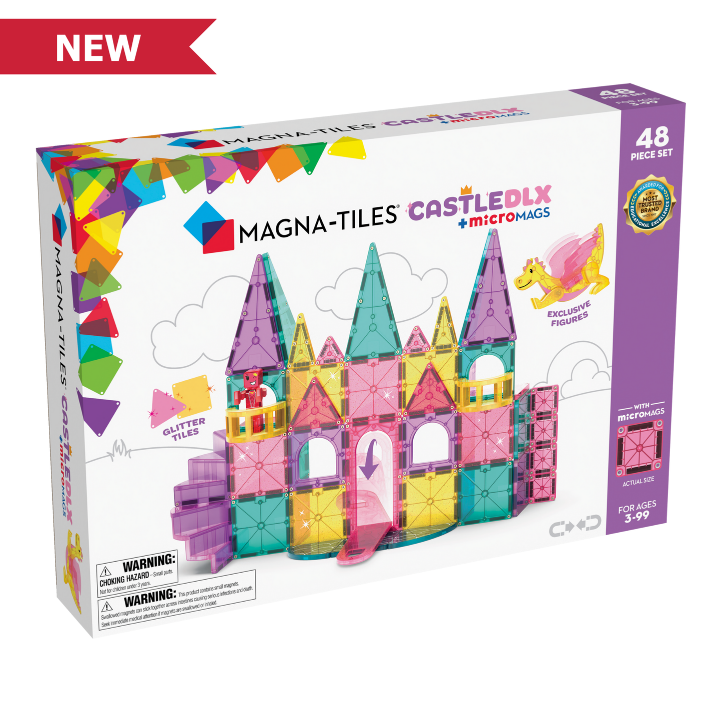 Magna-Tiles Castle DLX 48-Piece Set image 0