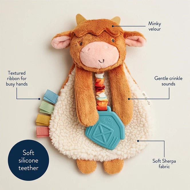 Highland Cow Itzy Friends Lovey™ Plush image 1