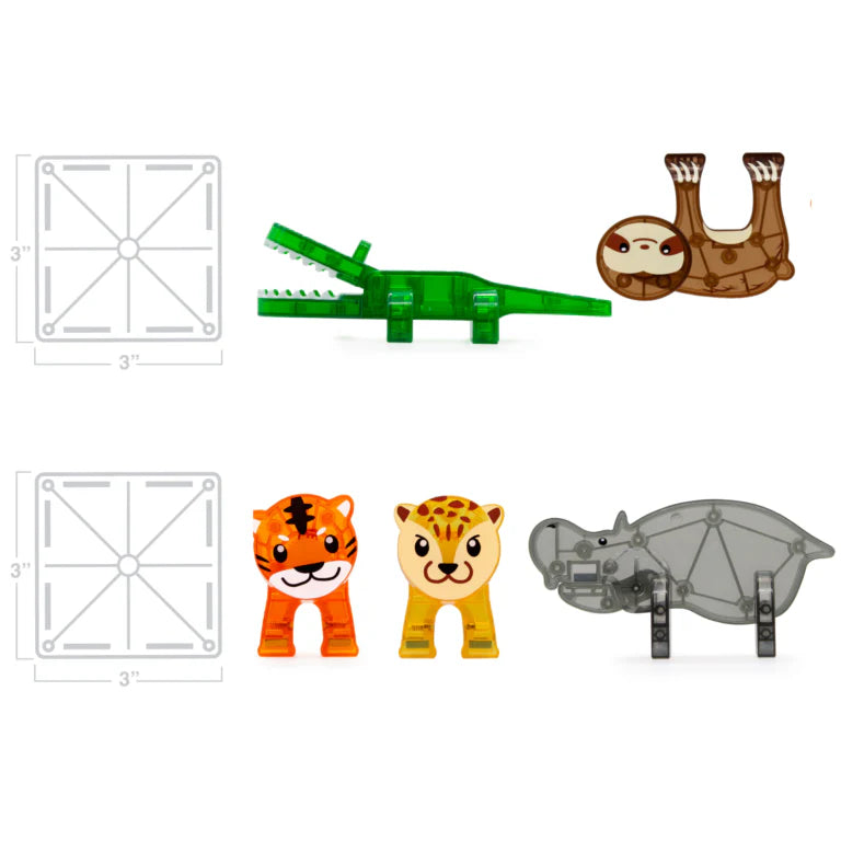 Magna-Tiles Jungle Animals 25-Piece Set image 2