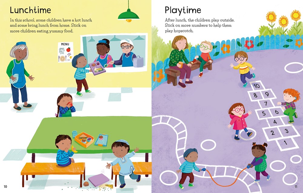 First Sticker Book Starting Kindergarten
