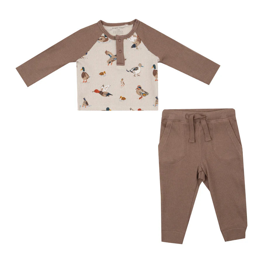 Angel Dear - l/s Raglan Henley & Jogger Set image 0