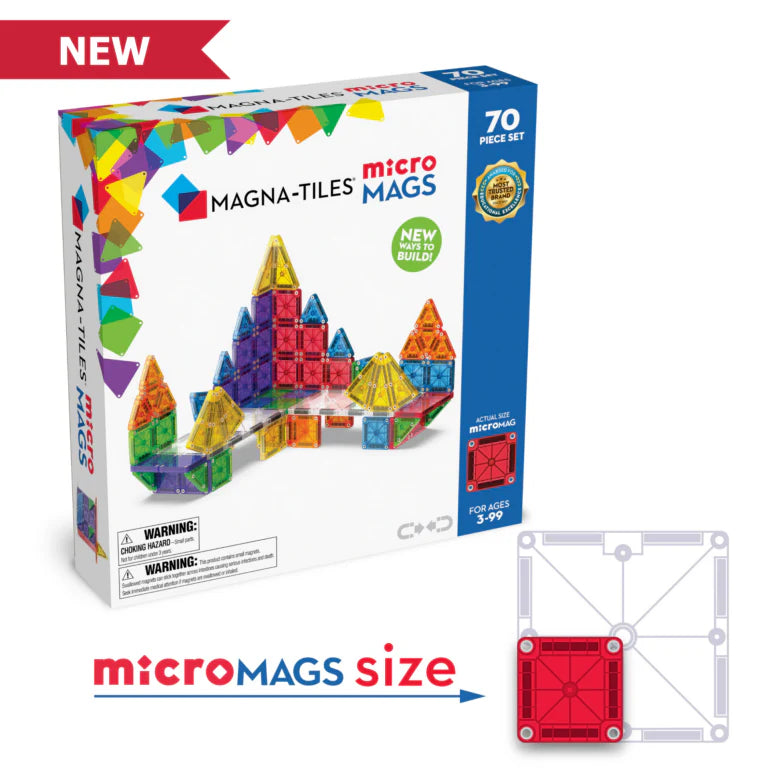 Magna-Tiles microMAGS 70-Piece Deluxe Set image 0