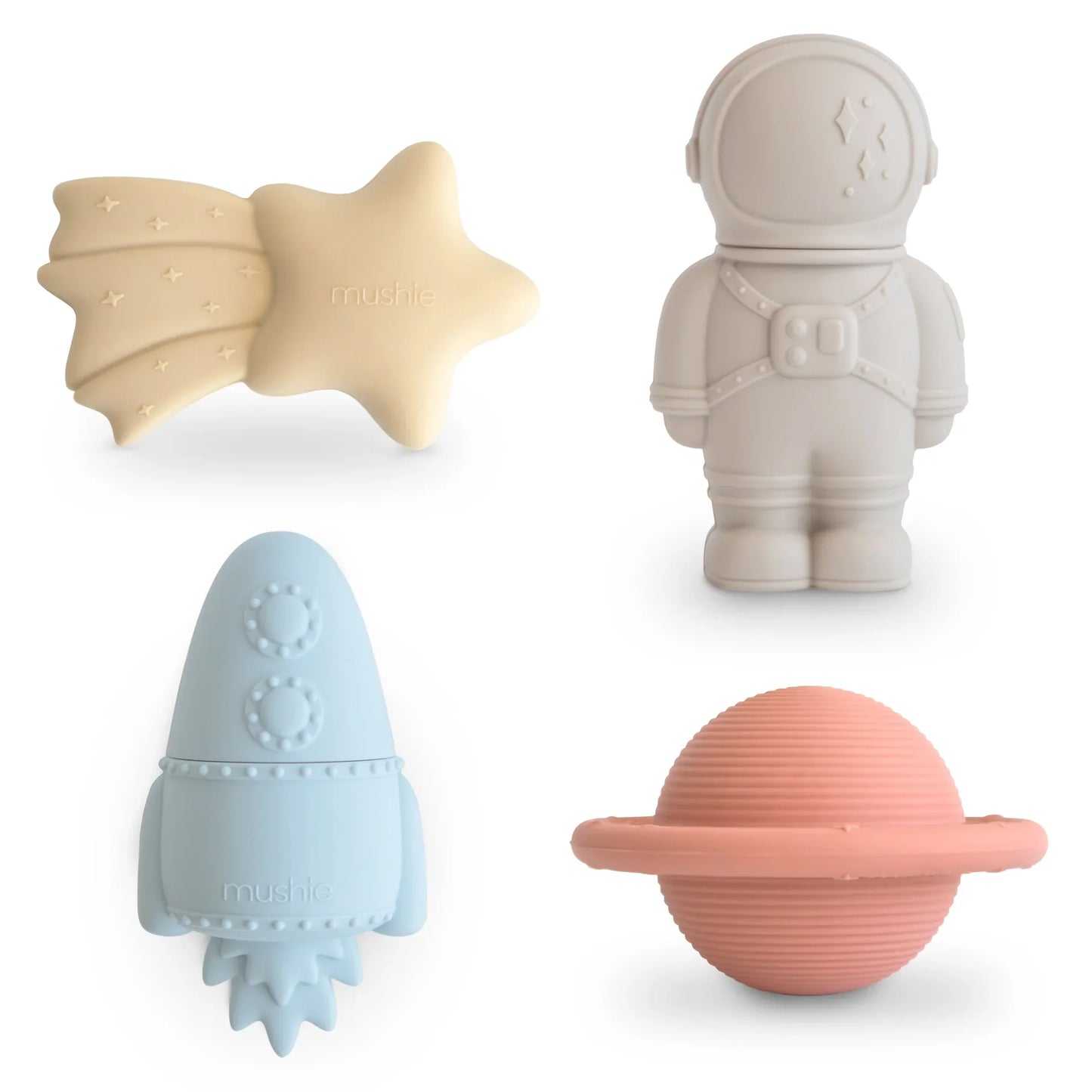 Space Mold Free Bath Play Set - 4 Pack image 0