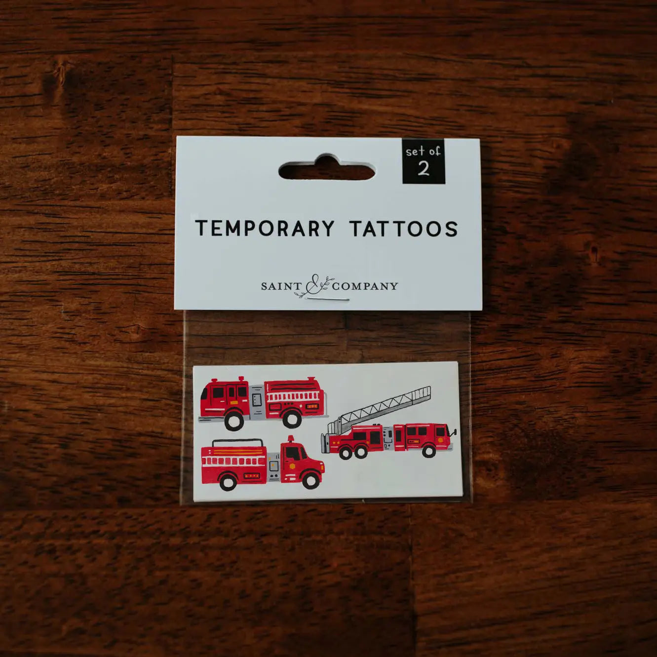 Firetruck Parade Temporary Tattoos