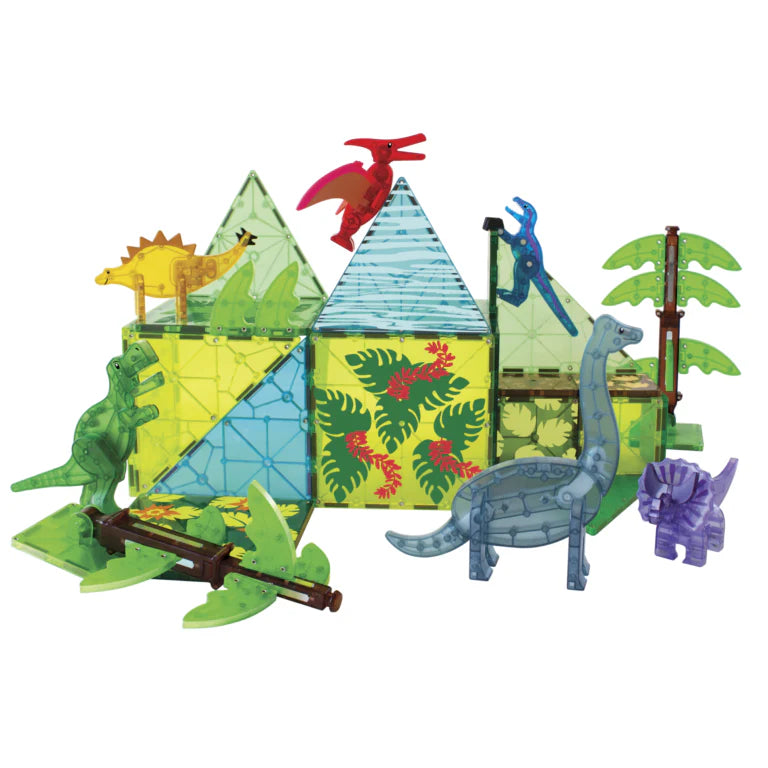 Magna-Tiles Dino World XL 50-Piece Set image 1