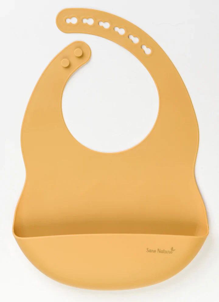 Nordic Solid Color Silicone Bib image 2