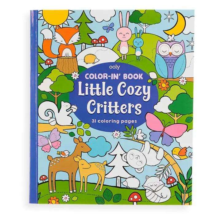 Color-in' Book: Little Cozy Critters image 0