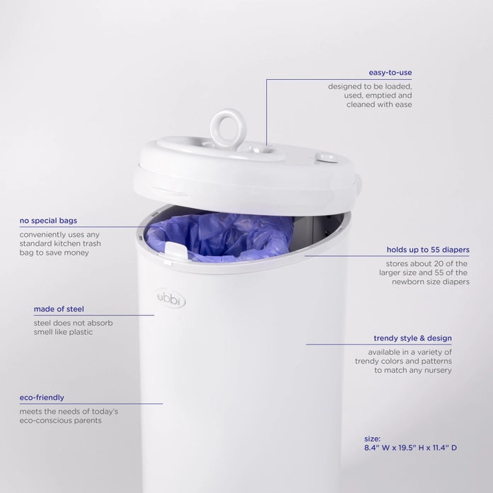 Ubbi Colored Diaper Pail image 3