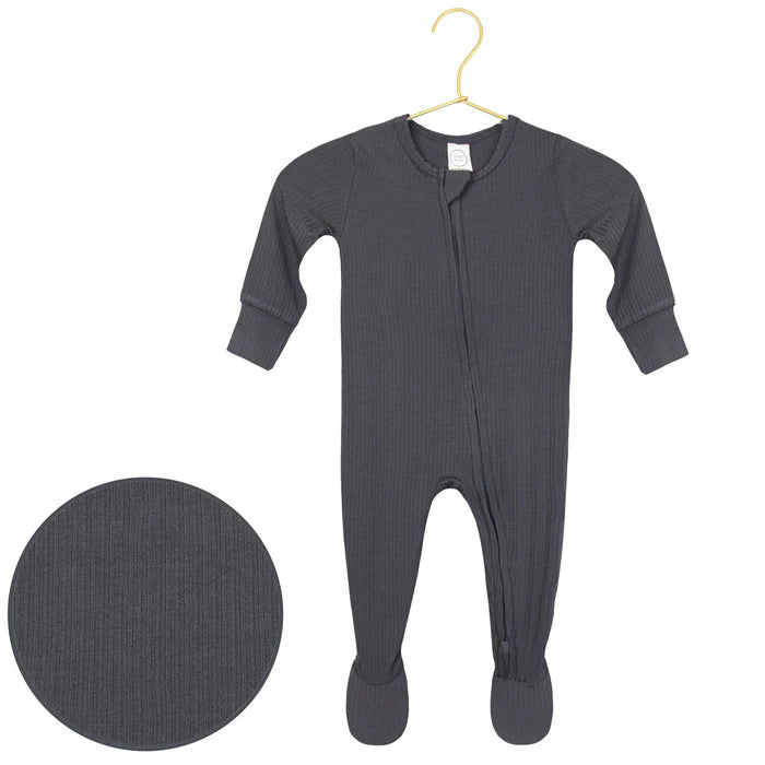 Lou Lou & Co - Hudson Ribbed Zipper Footies