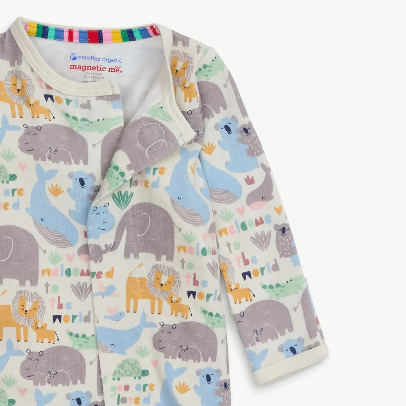 Magnetic Me Organic Cotton Footie | Little Lovin