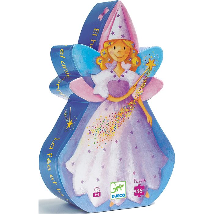 Silhouette Jigsaw Puzzle - Fairy & Unicorn