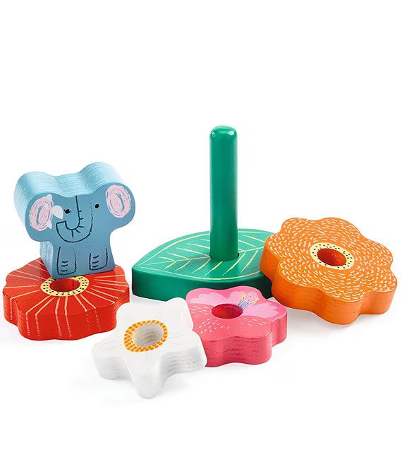 Puzz and Stack Happy Wooden Puzzle