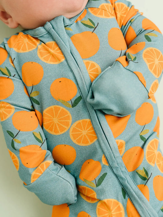 Orange Breeze Convertible Bamboo Sleeper