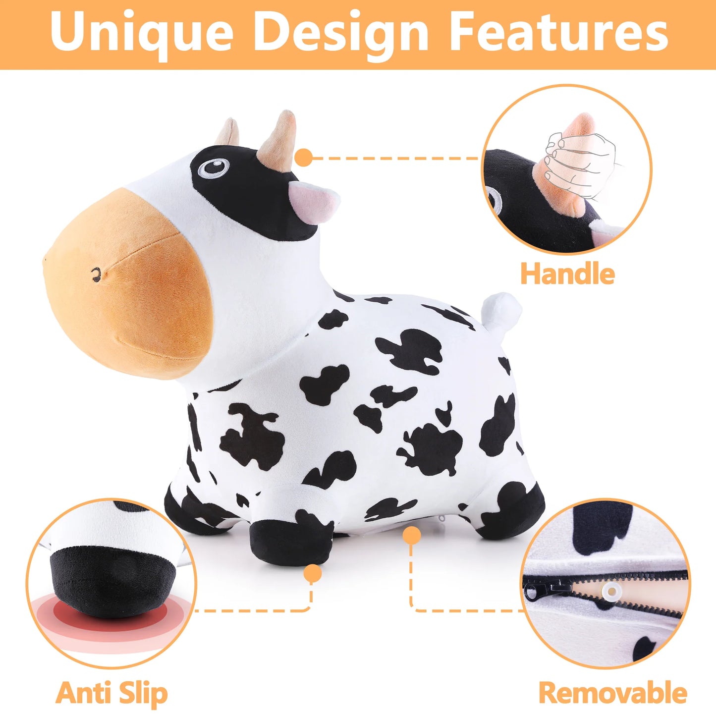 Bouncy Pals - Dairy Cow
