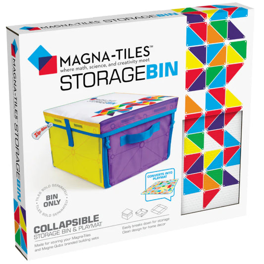 Magna-Tiles Storage Bin and Interactive Play-Mat image 0