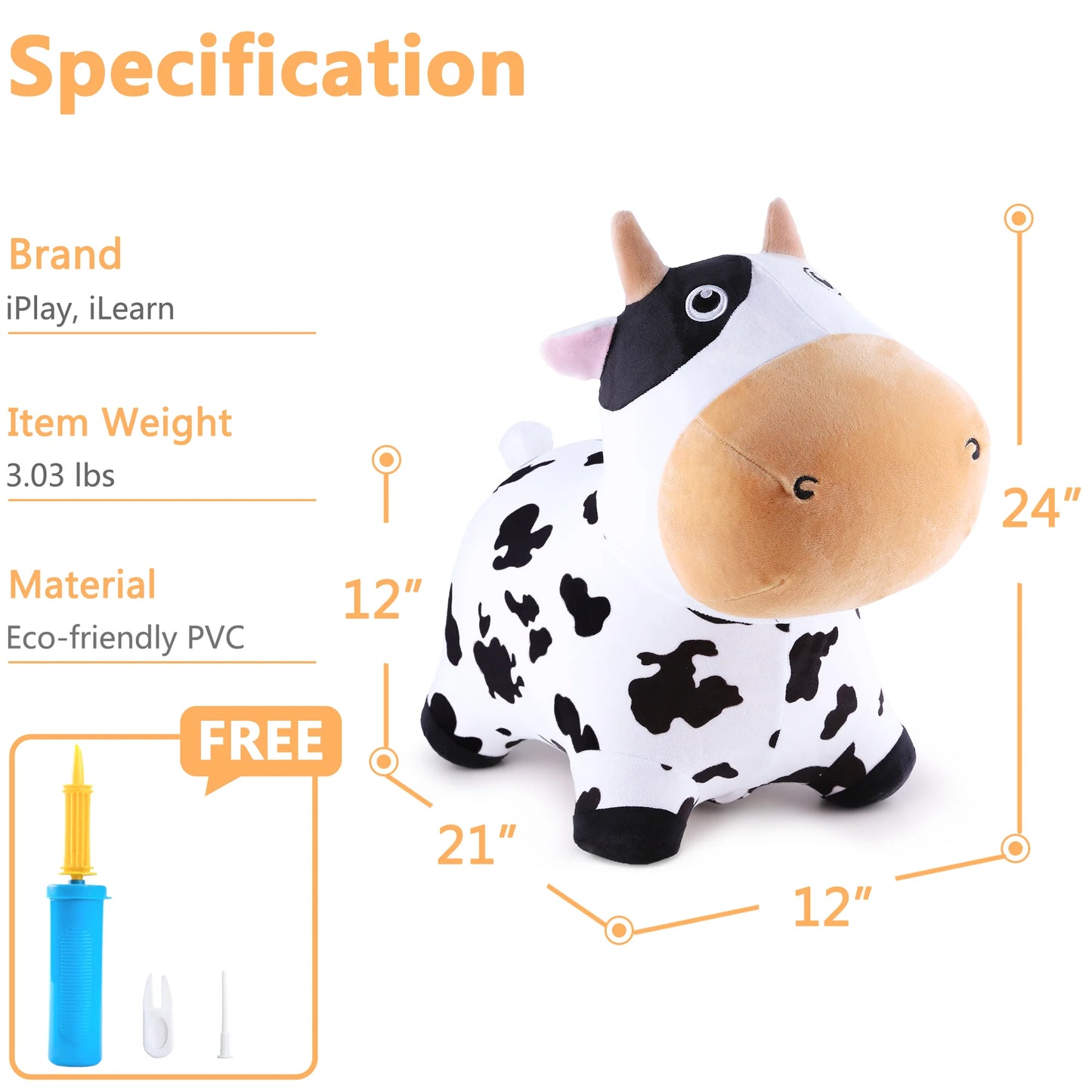 Bouncy Pals - Dairy Cow