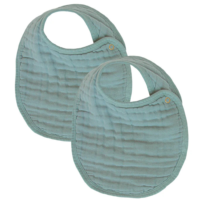 Lou Lou and Company Cloud Muslin Bib 2-Pack image 2