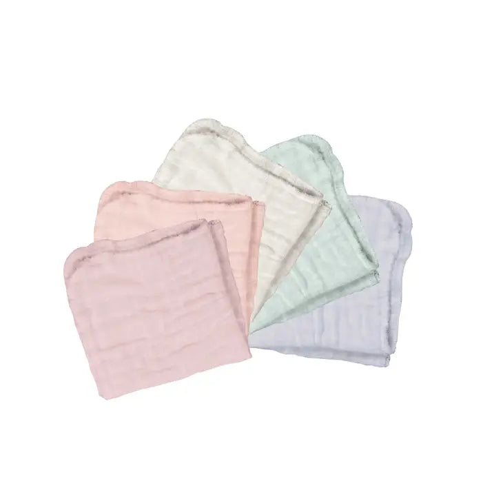 Organic Cotton Muslin Cloths - 5 Pack image 1