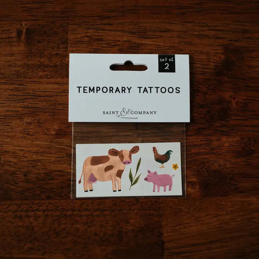 Farm Animals Temporary Tattoos image 0