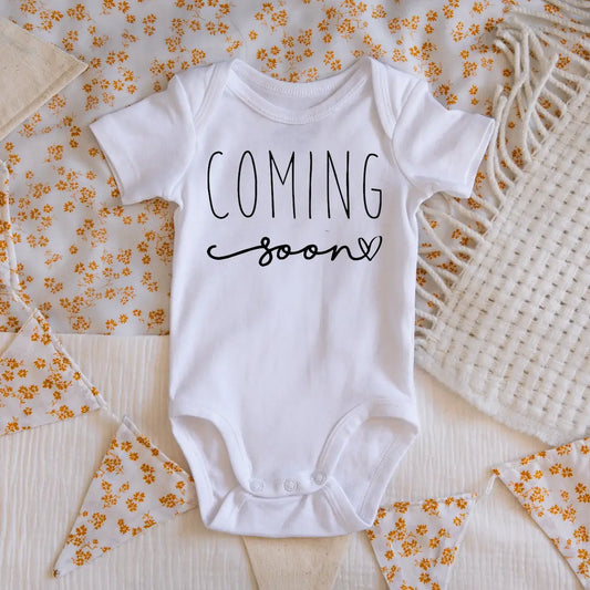 Coming Soon Pregnancy Announcement Onesie