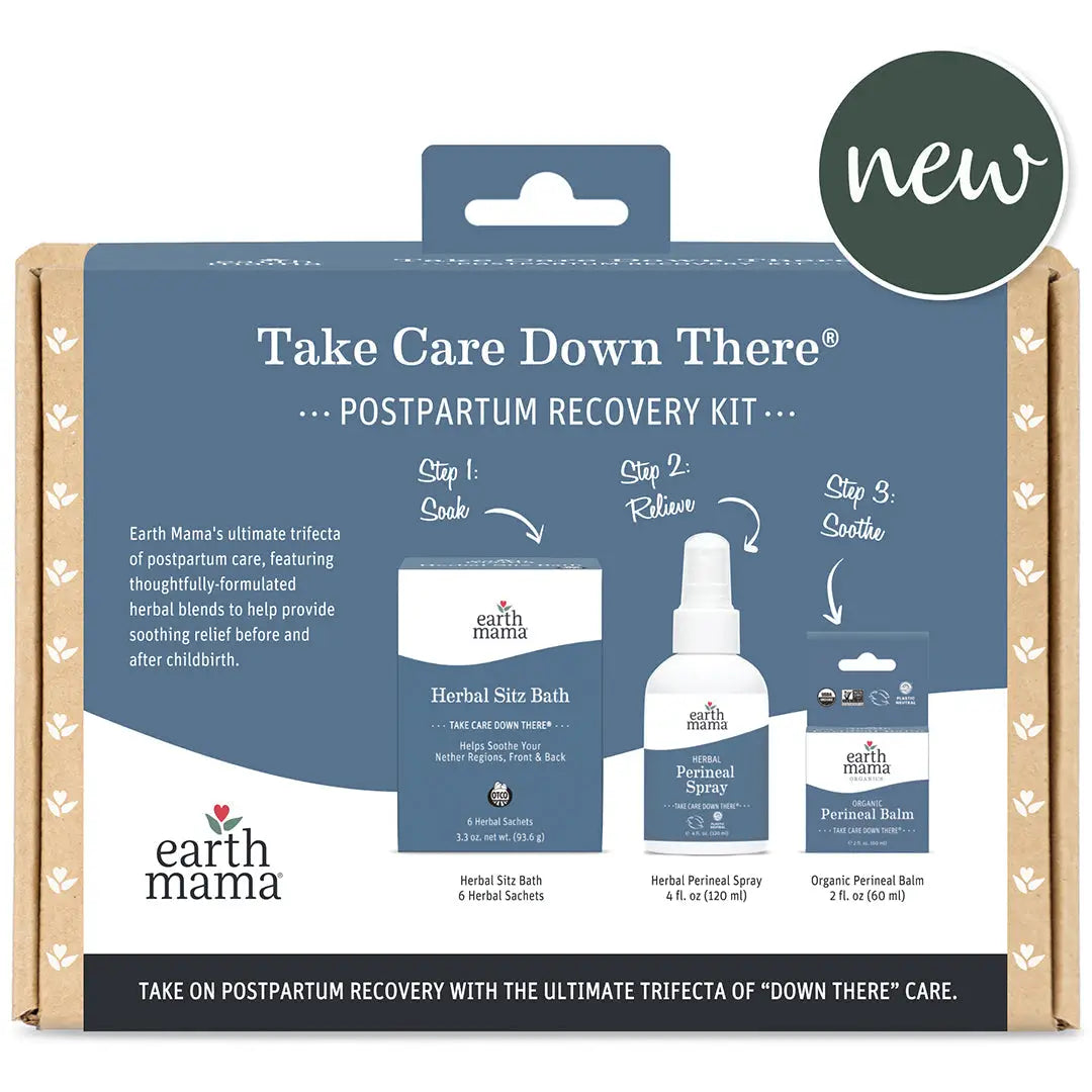 Earth Mama Take Care Down There® Postpartum Recovery Kit | Herbal Relief