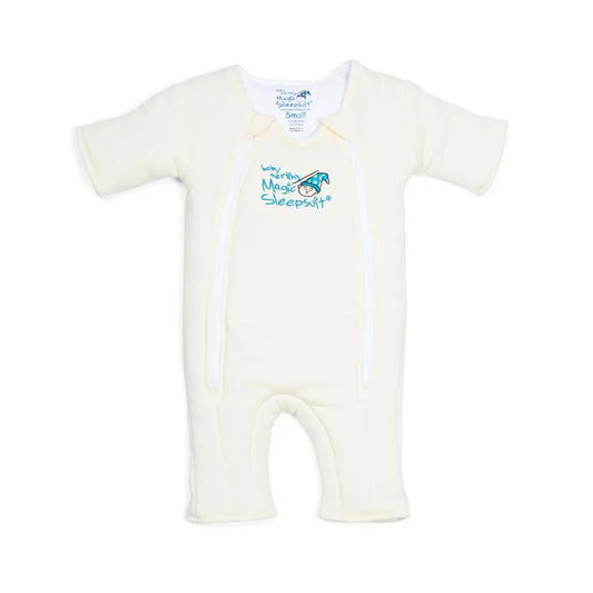 Baby Merlin's magic sleepsuit in cream.