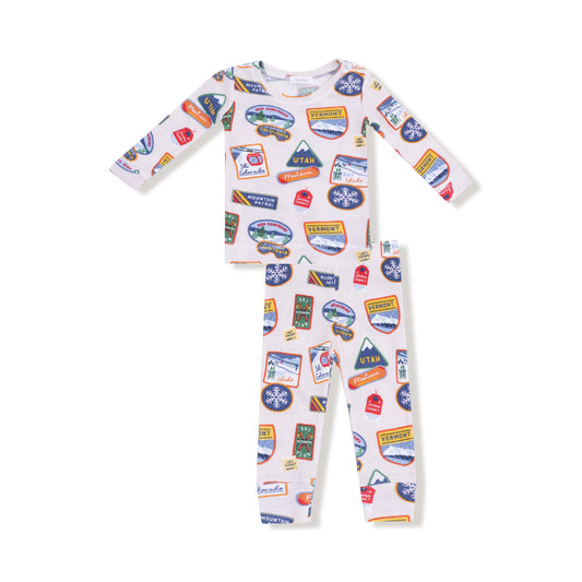 Vintage State Snow Sport Long Sleeve Loungewear Set