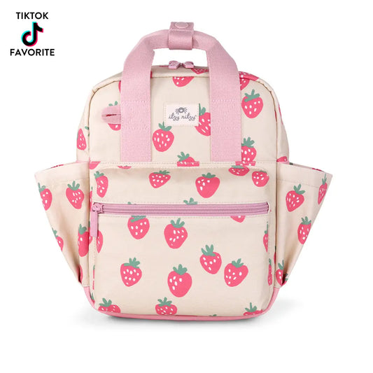 Itzy Bitzy Backpack - Strawberries & Cream