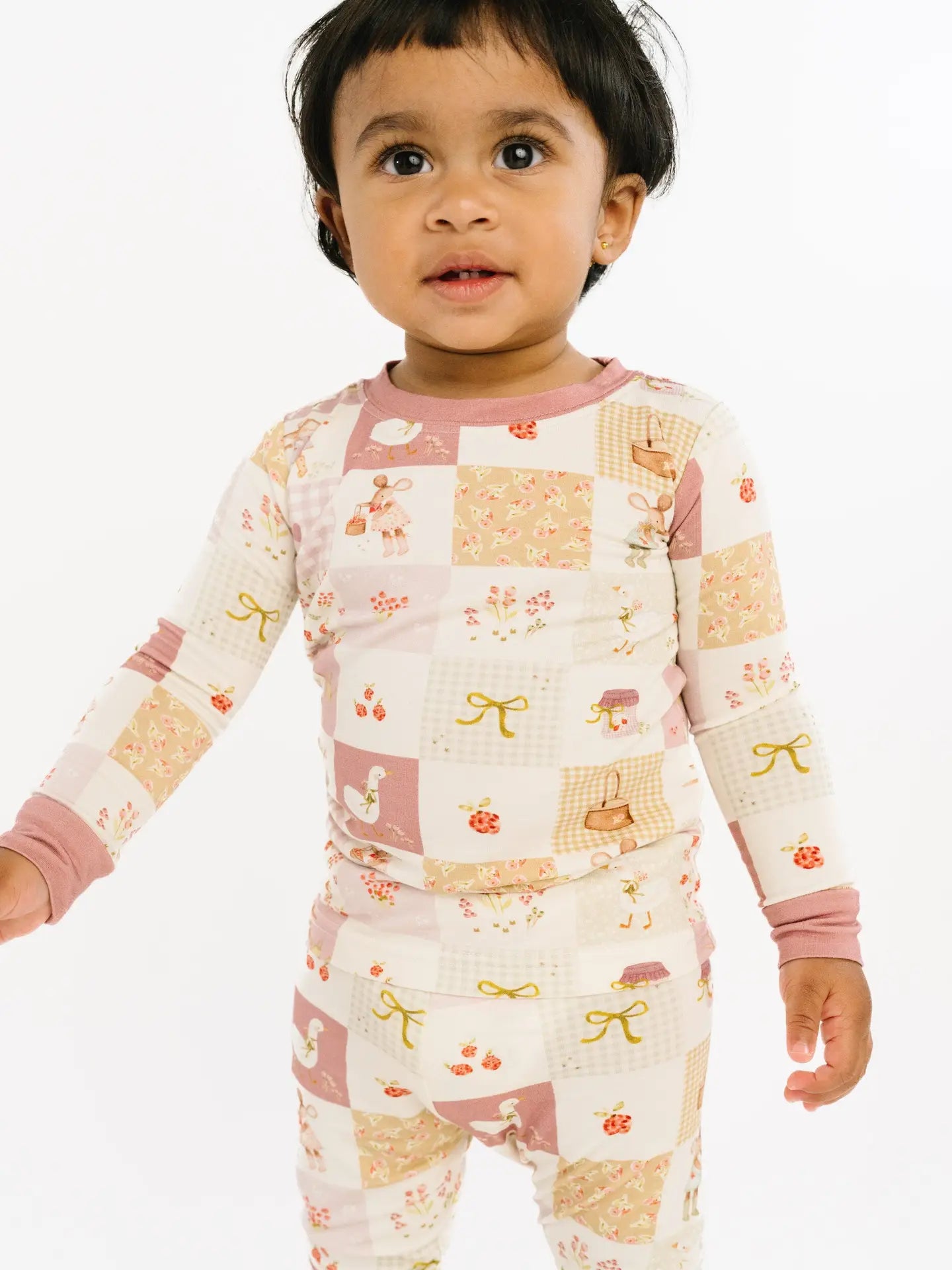 Storybook Picnic Toddler Bamboo L/S Set
